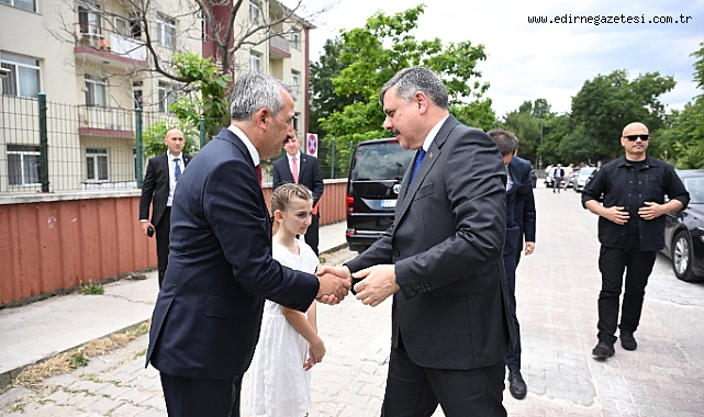 İçişleri Bakanı Mustafa Çiftçi’yi Vali Yunus Sezer Karşıladı