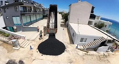 Keşan Sahillerinde Modern Yol Çalışması
