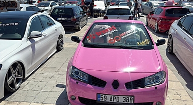 Modifiye araç tutkunları Tekirdağ'da buluştu