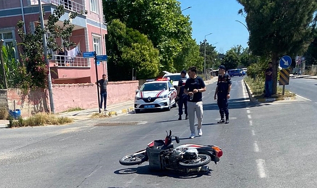 Motosikletten düşen sürücü kaldırıldığı hastanede öldü