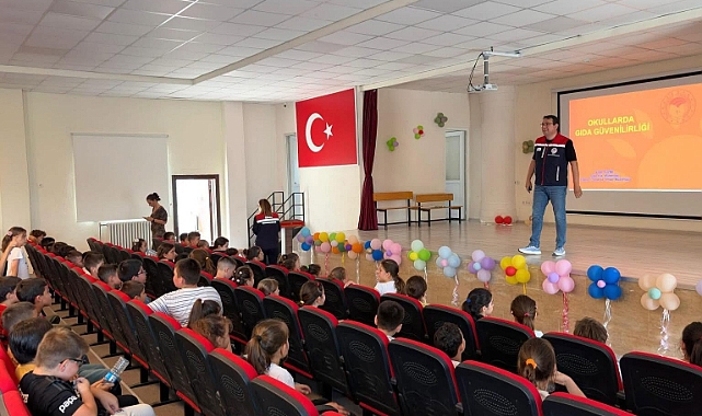 Öğrencilere gıda güvenilirliği eğitimi verildi