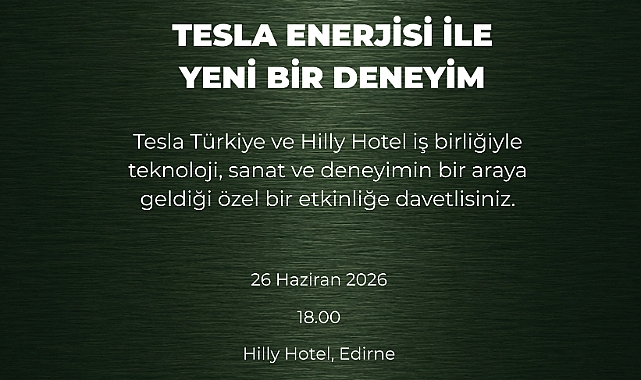 TESLA DENEYİMİ HILLY HOTEL'DE