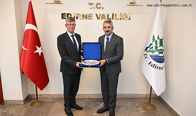 Vali Sezer, Litvanya Büyükelçisi Janukonis'i Ağırladı