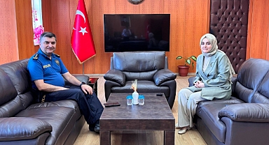 Ayhan'dan Kaymakam Odabaşı'na ziyaret