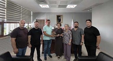 Edirne Gazeteciler Derneği'nden Başhekim Şimşek'e Ziyaret