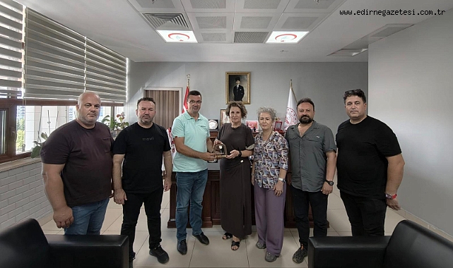 Edirne Gazeteciler Derneği'nden Başhekim Şimşek'e Ziyaret