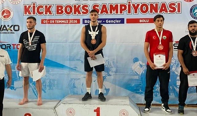 Edirneli Kick Boksçu Türkiye Şampiyonu Oldu