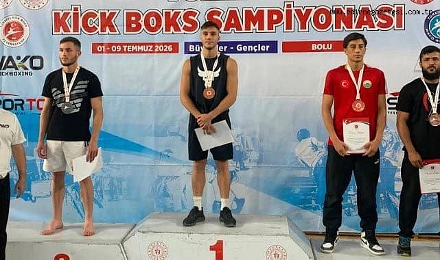 Edirneli Kick Boksçu Türkiye Şampiyonu Oldu