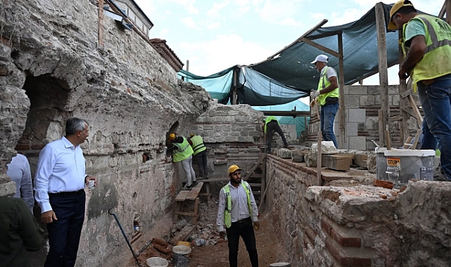 Gazi Mihal Hamamı Restore Ediliyor