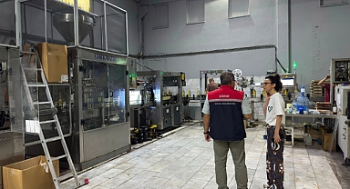ilçe genelinde gıda denetimlerini sürdürüyor.