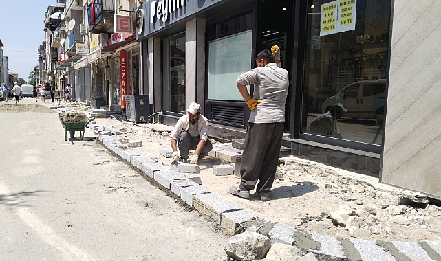 Kaleiçi'nde Kaldırımlara Modern Dokunuş