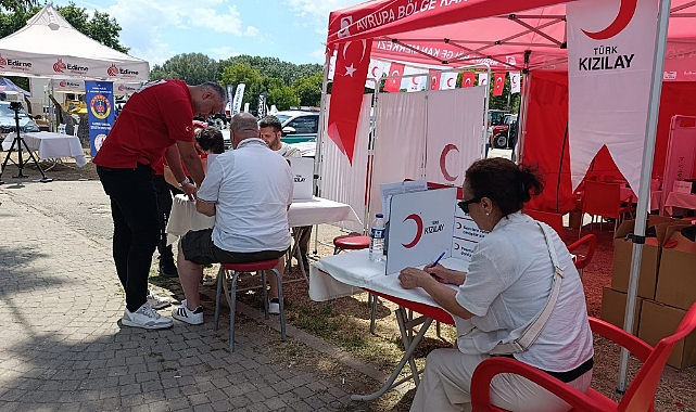Kırkpınar'da kan bağışı kampanyası düzenlendi