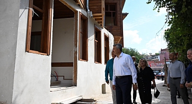 Sezer Sabuni Konağındaki Çalışmaları inceledi