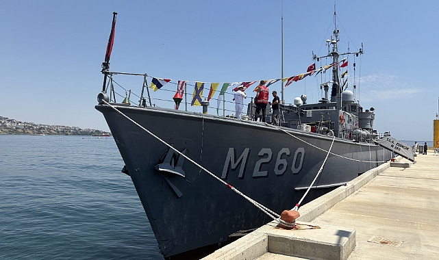 TCG Edincik M260 gemisi ziyarete açıldı