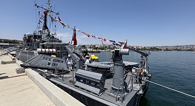 TCG Edincik M260 gemisi ziyarete açıldı