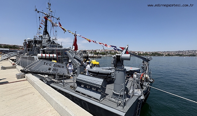 TCG Edincik M260 gemisi ziyarete açıldı