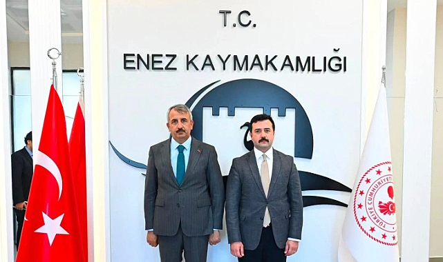 Vali Sezer'den Yeni Kaymakam Fırat'a Başarı Dileği
