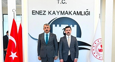 Vali Sezer'den Yeni Kaymakam Fırat'a Başarı Dileği