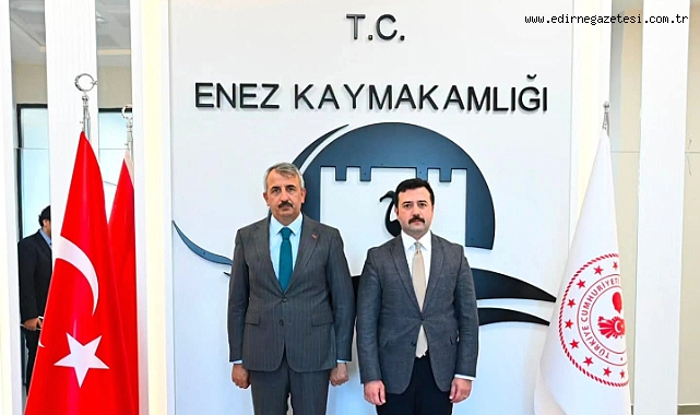 Vali Sezer'den Yeni Kaymakam Fırat'a Başarı Dileği