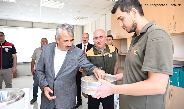 Vali Sezer, TMO'da Buğday Alım Sürecini İnceledi