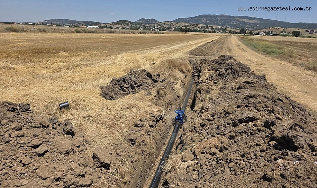 Yenice'de 2 Bin Dönüm Arazi Suya Kavuşuyor