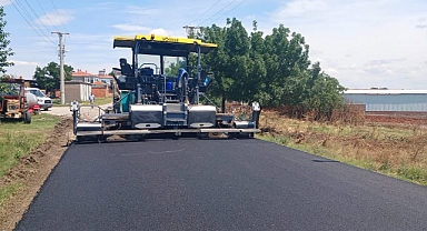 Yol yapım çalışmaları tamamlandı