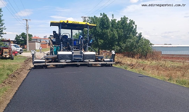 Yol yapım çalışmaları tamamlandı