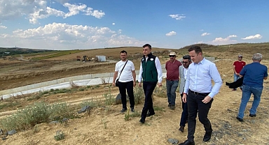 Yücegök Sulama Çalışmalarını İnceledi