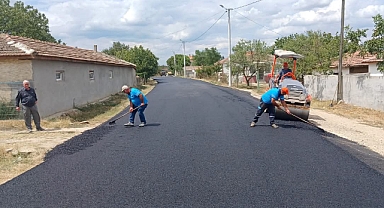 1,5 Kilometrelik Sıcak Asfalt Çalışması Tamamlandı