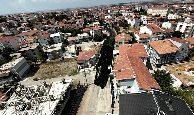 1500 ton sıcak asfalt serilecek