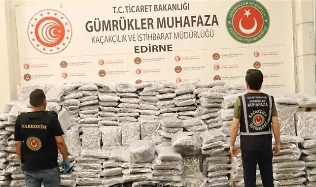  810 kilogram uyuşturucu ele geçirildi