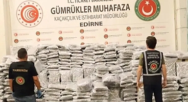 810 kilogram uyuşturucu ele geçirildi