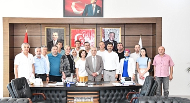 AK Parti'den Özcan'a ziyaret