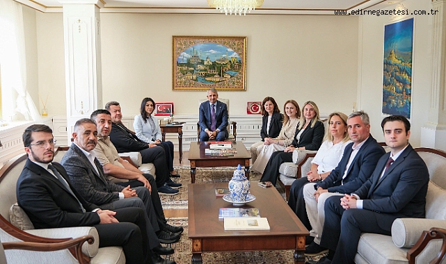 AK Parti Heyetinden Edirne Valisi Sezer’e Ziyaret