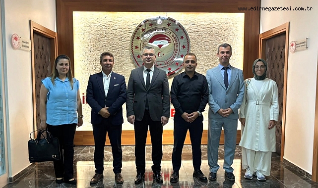 Alkan, Edirne İl Tarım Müdürlüğünü ziyaret etti