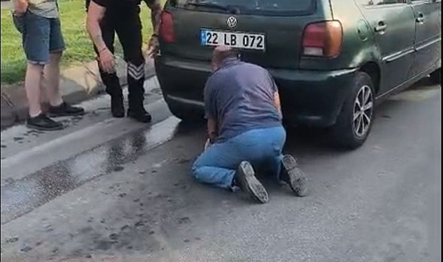 Ayşekadın’da Lastik Arasına Sıkışan Kedi Kurtarıldı