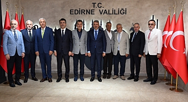 Cantimur'dan Edirne Valisi Sezer'e ziyaret