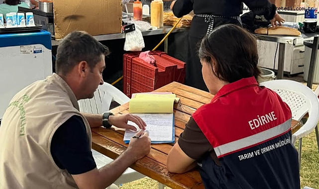 Çeltik Festivali'nde Güvenli Gıda Denetimi
