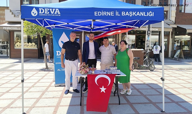 DEVA Partisi Edirne’de Çalışmalarını Hızlandırdı