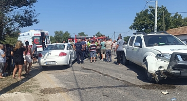 Edirne’de Kazada 3 Yaralı