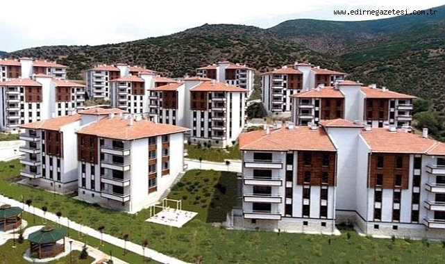 Edirne'de TOKİ Konutları Alıcılarını Bekliyor