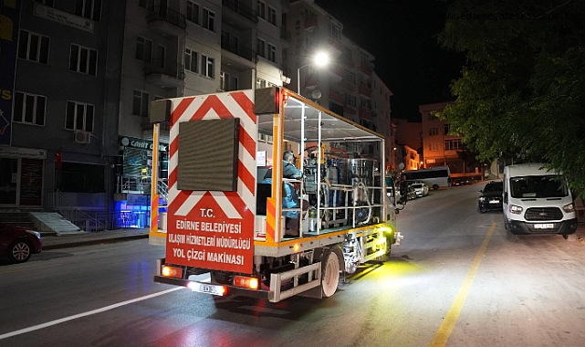 Edirne’de ulaşım güvenliği için gece mesaisi