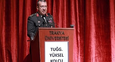 Edirne Garnizon Komutanı Yüksel Kolcu'ya Tümgeneral Rütbesi