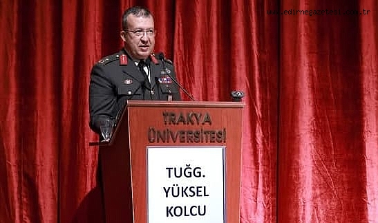 Edirne Garnizon Komutanı Yüksel Kolcu'ya Tümgeneral Rütbesi