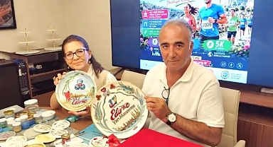 Edirne Maratonu'nun madalyalarında 