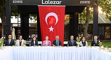 Edirne Valiliğince komutanlara veda yemeği düzenlendi.