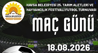 Havsa’da Maç Günü Heyecanı