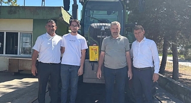 İlk Ayçiçek Hasadı Osmanlı Köyü’nde Yapıldı
