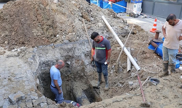 Kaleiçi’nde Eski İçme Suyu Hattı Devreden Çıkarılıyor