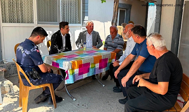 Kaymakam Güzel’den Gazi Ailesine Başsağlığı Ziyareti